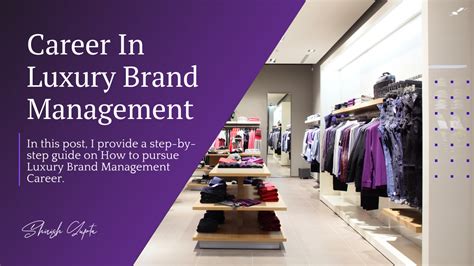 luxury brand management internship.